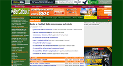 Desktop Screenshot of betcalcio.it